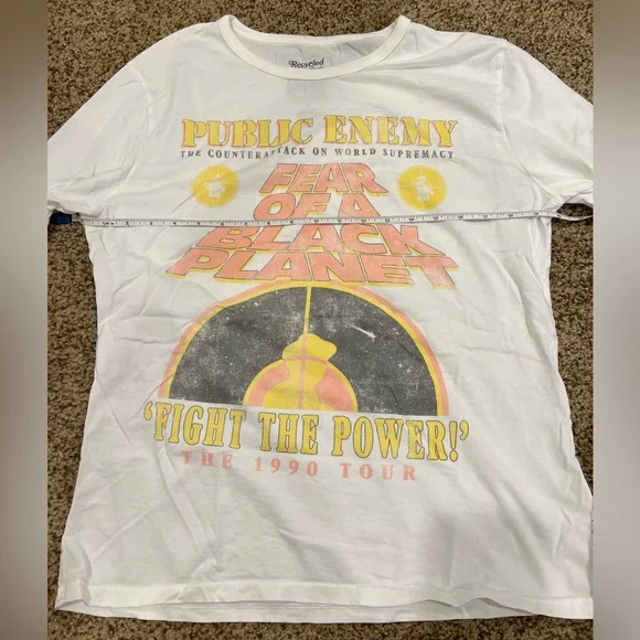 Recycled Karma t-shirt Public Enemy 1990 Tour - Picture 6 of 9